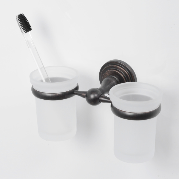 Стакан для зубных щеток двойной WasserKRAFT Isar K-7328D