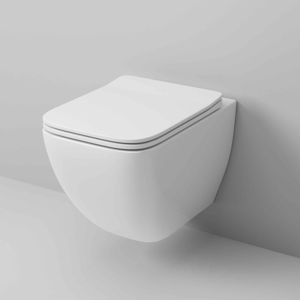 Унитаз подвесной безободковый Grossman  GR-4447S с сиденьем микролифт