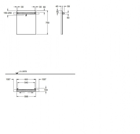 Зеркало Geberit iCon 840760000