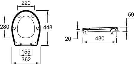 Комплект унитаза с инсталляцией Jacob Delafon Patio E21739RU-00