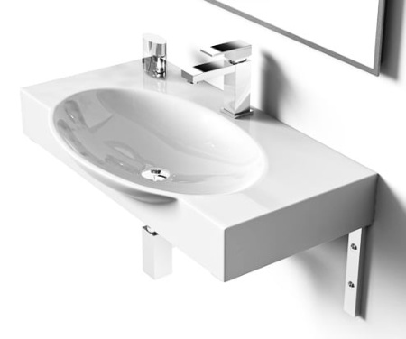 Раковина Sanita Luxe Infinity INF76SLWB01BR