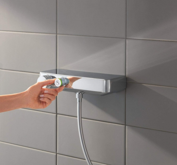 Термостатический двухрычажный смеситель для душа Grohe Grohtherm SmartControl 34719 000 (34719000) хром Термостатический двухрычажный смеситель для душа Grohe Grohtherm SmartControl 34719 000 (34719000) хром