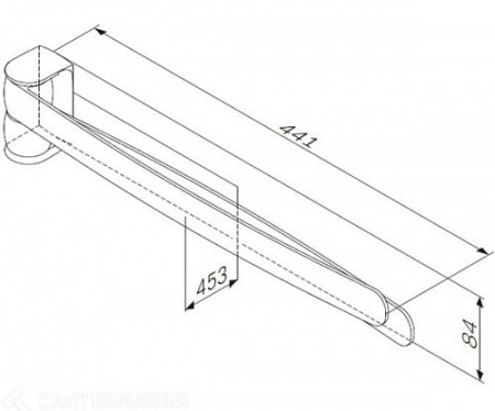 Полотенцедержатель AM.PM Sensation A3032600