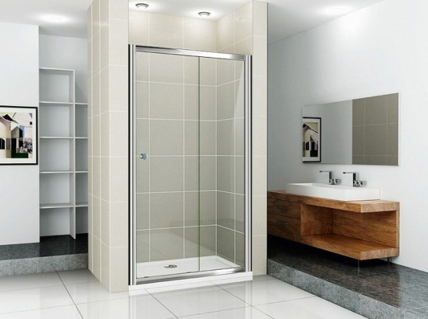 Дверь в нишу Cezares PRATICO-BF-1-130-P-Cr