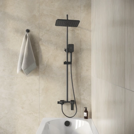 Душевая система Grossman Style 500.K35.05.210 черный матовый