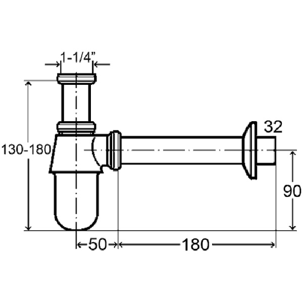 Сифон для раковины Viega 366681