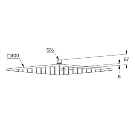 Верхний душ Kludi A-QA 6444005-00