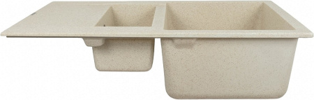 Мойка-Мраморная  (двойная) "KAISER" KM2M-5080 Beige, бежевый