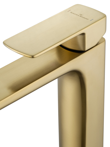 Смеситель для раковины высокий WONZON & WOGHAND EDGE, брашированное золото WW-88239003- BG Смеситель для раковины высокий WONZON & WOGHAND EDGE, брашированное золото WW-88239003- BG