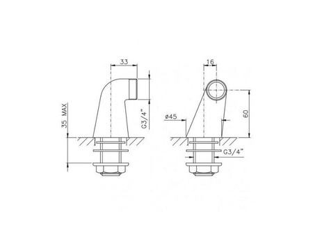 Комплект уголков Vidima для установки на борт ванны BA200AA