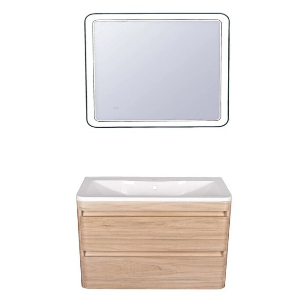 Тумба под раковину подвесная Style Line Атлантика ЛС-00000686 бежевый