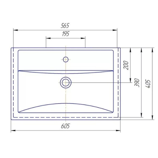 Раковина Bellezza Фостер 600 4640021060773