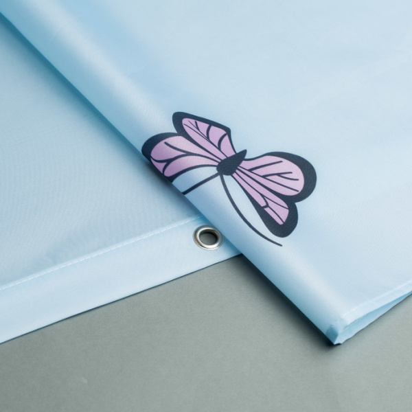 Штора для ванной комнаты IDDIS Butterfly 200*200 см (SCID031P)