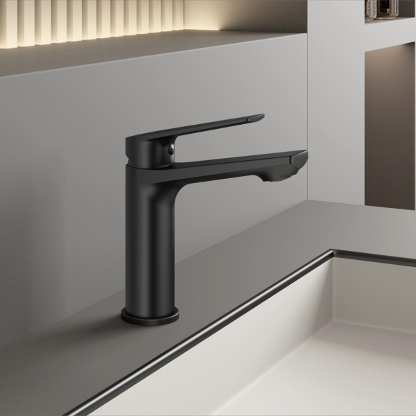 Смеситель для раковины Belz B10533-7, черный Смеситель для раковины Belz B10533-7, черный