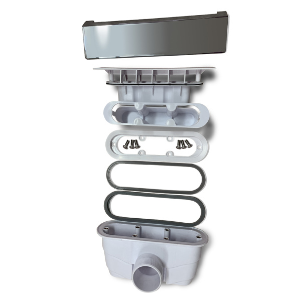 Сифон для душевых поддонов RGW Q10-C 03241100-10 хром