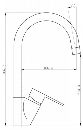 Смеситель для кухни BelBagno Loyd LOY-LAM-CRM