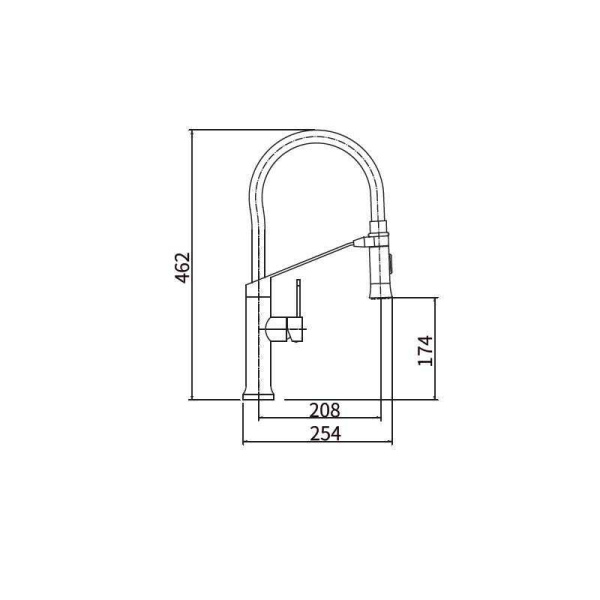 Смеситель для кухни FASHUN A54501-8 Смеситель для кухни FASHUN A54501-8