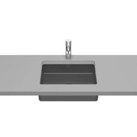Раковина встраиваемая снизу (49,5х39) Roca Inspira square 327536640 оникс