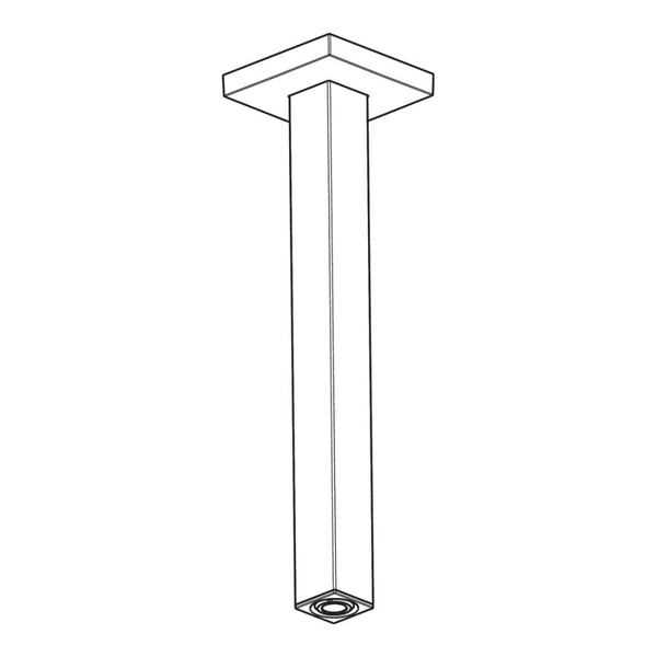 Кронштейн для верхнего душа 310 мм Hansgrohe Pulsify E 24339700 белый матовый