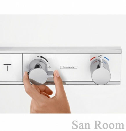 Термостат для душа на 2 потребителя Hansgrohe RainSelect 15355400 белый