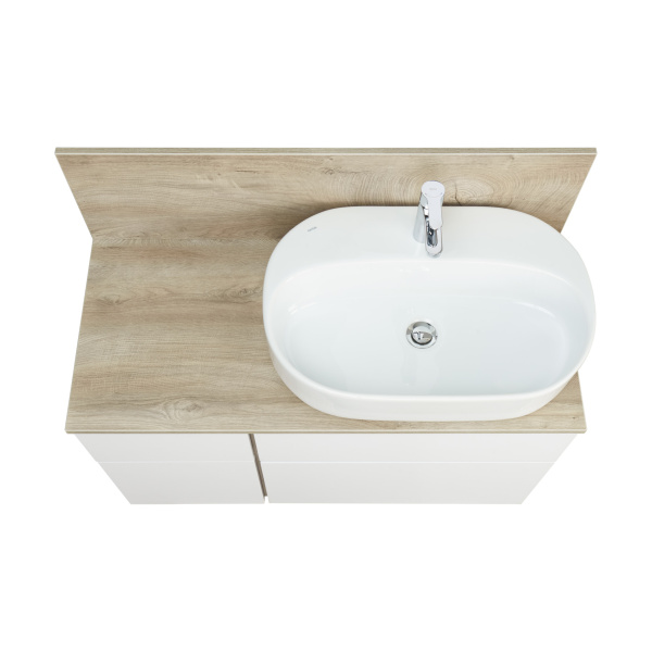 Столешница под раковину Aquaton с панелью Мишель 100  1A277103MIX40