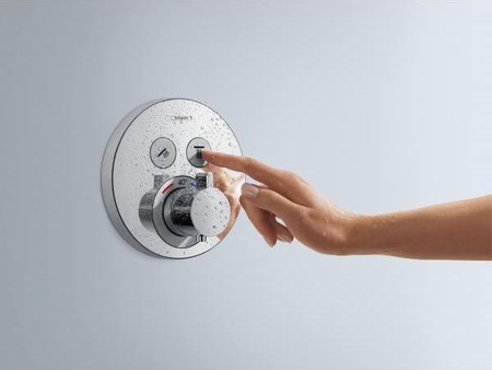 Душевой комплект с термостатом Hansgrohe Raindance Select S 27297000 хром