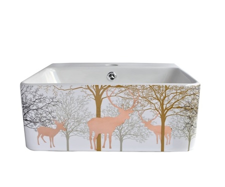 Раковина накладная Bronze de Luxe 42 1060GD