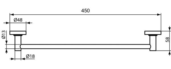 Полотенцедержатель Ideal Standard IOM A9117AA