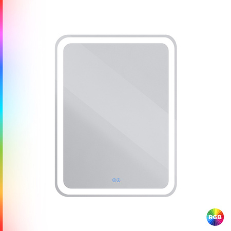 Зеркало c RGB подсветкой (60х80) Cezares CZR-SPC-MC-600-800-RGB-TCH
