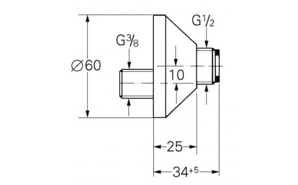Экцентрик GROHE 1200000M