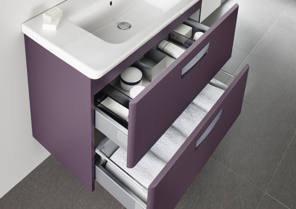 Тумба под раковину Roca The Gap 60 фиолетовая ZRU9302742