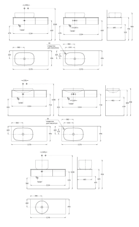Тумба под раковину Kerama Marazzi Magica MA.120.2\EGR.M