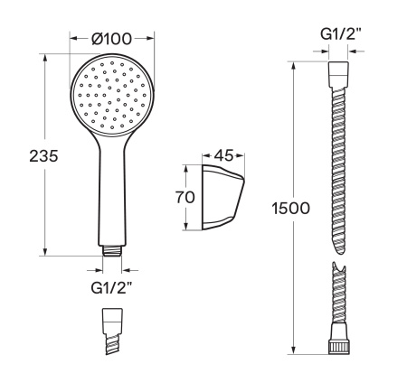 Смеситель для ванны Santek Арма WH5A10007N001