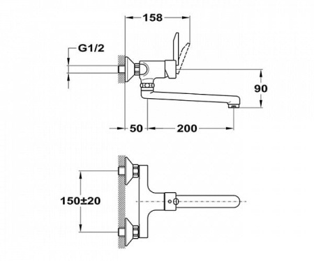 Смеситель для кухни Mofem Rumba 152-0038-10