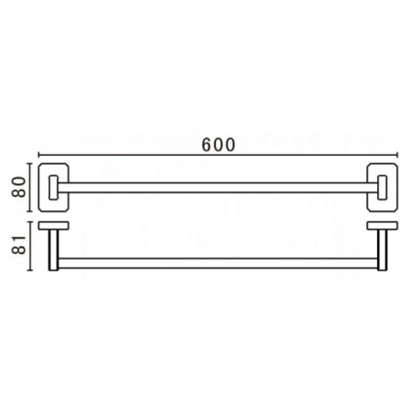 Полотенцедержатель Art&Max AM-4824AQ