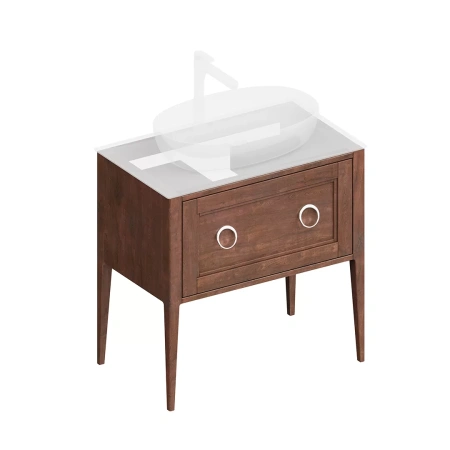 Тумба под раковину Kerama Marazzi Plaza Classic PL.CN.80.1+1\NUT.M