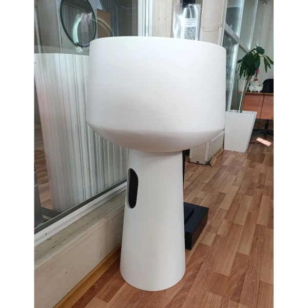 Раковина отдельностоящая ABBER Stein AS2508-H белая матовая