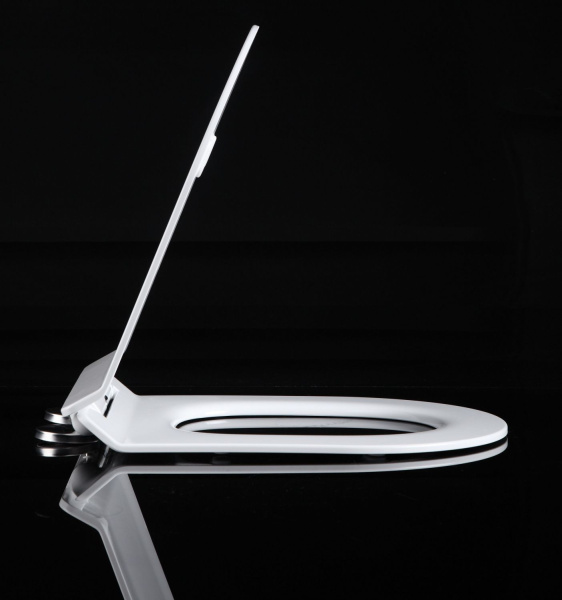 Сиденье дюропласт, soft close, металлическое крепление AM011SC