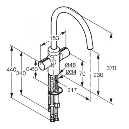 Смеситель для кухни Kludi Bingo Star 428870532