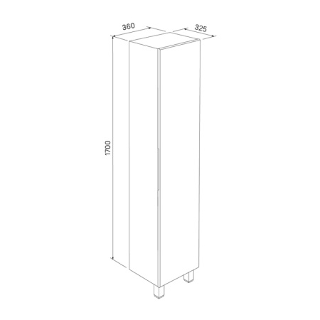 Пенал, IDDIS CUS40W0i97, белый