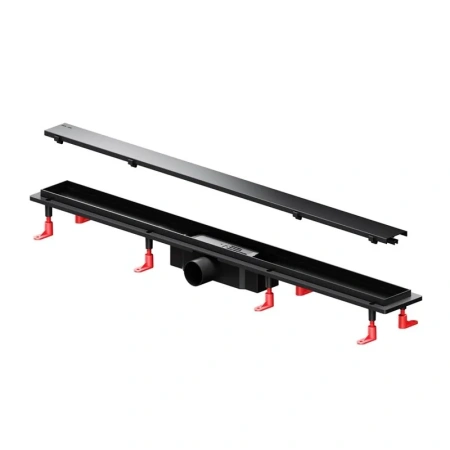 Душевой лоток под плитку 90 см Am.Pm PrimeFlow W02SC-U11-090-04BM черный матовый