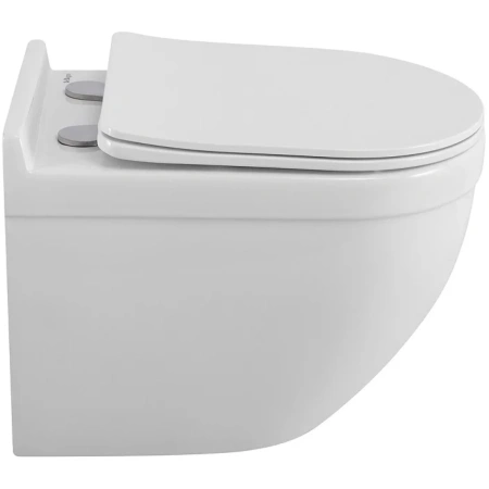 Унитаз подвесной безободковый BelBagno SENSO-TOR BB017CH-TOR/SC с сиденьем микролифт