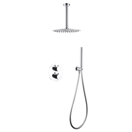 Душевой комплект ABBER Wasser Kreis AF8121 скрытого монтажа без излива, хром