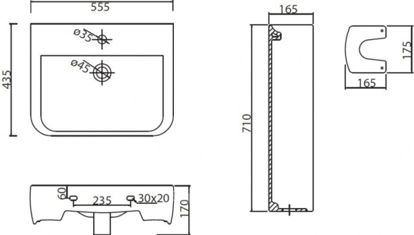 Пьедестал для раковины BelBagno Regina BB104P
