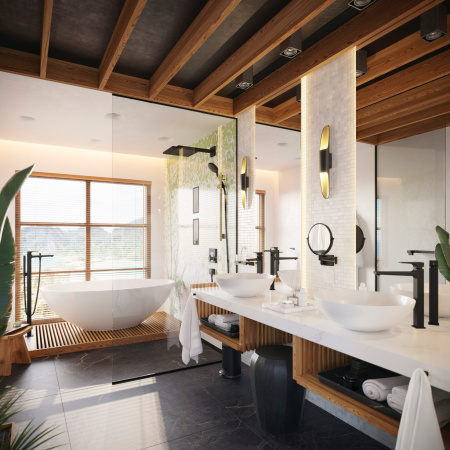 Ведро для мусора Hansgrohe AddStoris 41775670 черный матовый