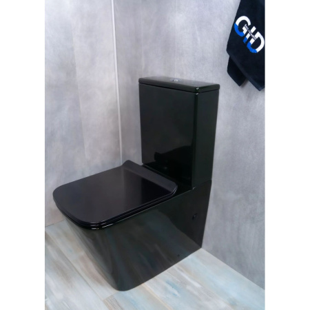 Напольный унитаз с бачком безободковый Gid Tr2170BL