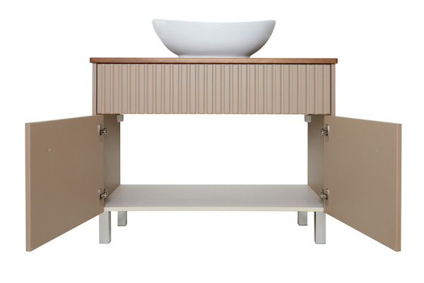 Тумба под раковину ASB-Woodline   Риола 100  12410 (бежевый)