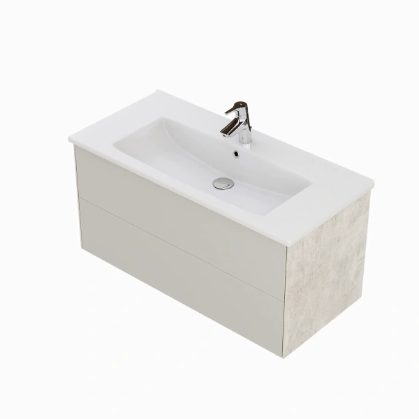 Тумба с раковиной Aquaton Сохо 100 1A2582K1AJ9A0