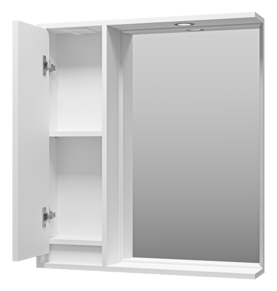 Зеркальный шкаф (73х80) Brevita Balaton 75 левый  BAL-04075-01-Л