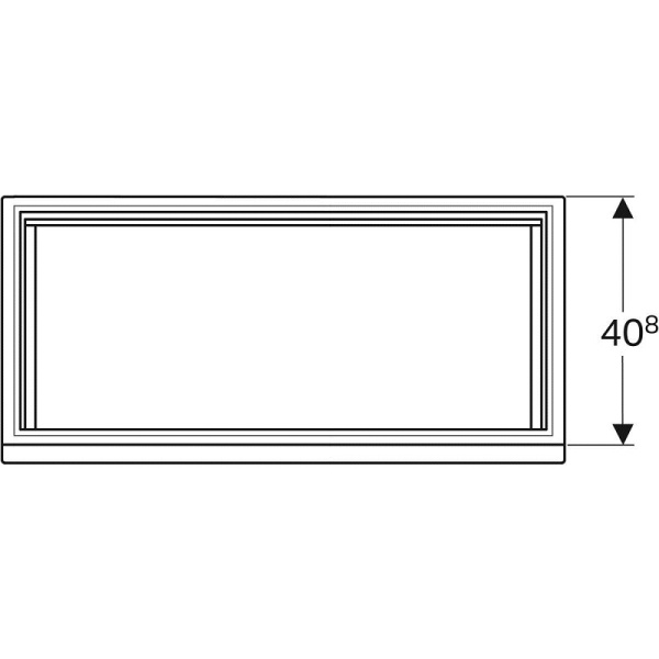 Тумба с раковиной Geberit Renova Plan 122100000+869103000
